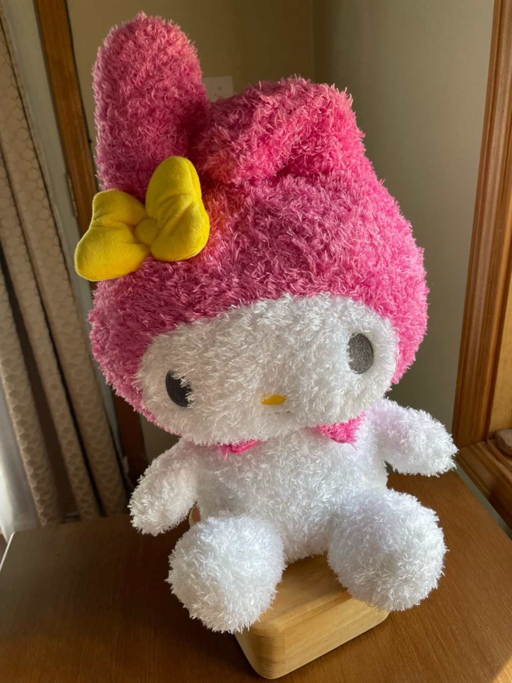 Sanrio My Melody Shaggy Plush 16" Backpack